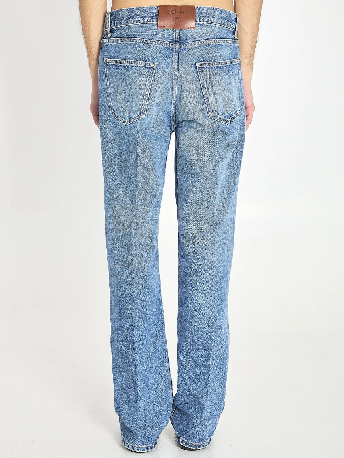 Celine Blue Boyfriend 001 Cotton Jeans
