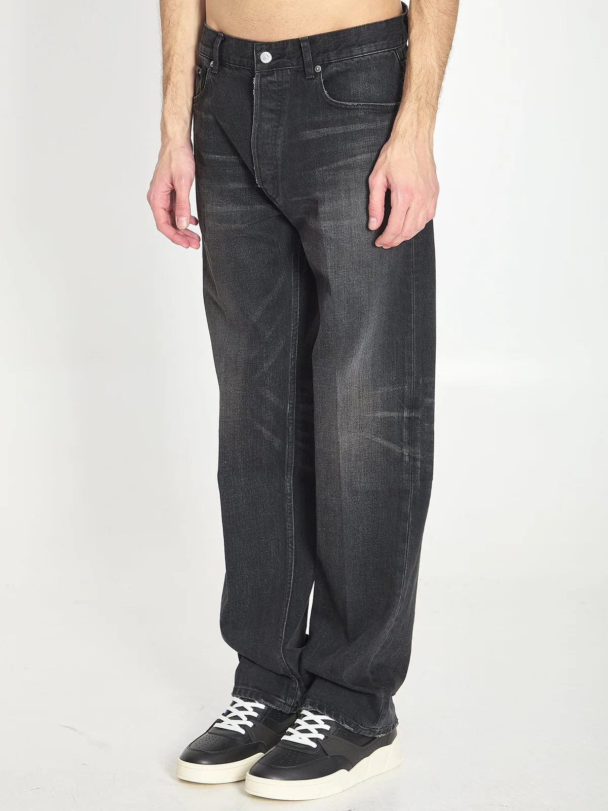 Celine Black Boyfriend 001 Cotton Jeans