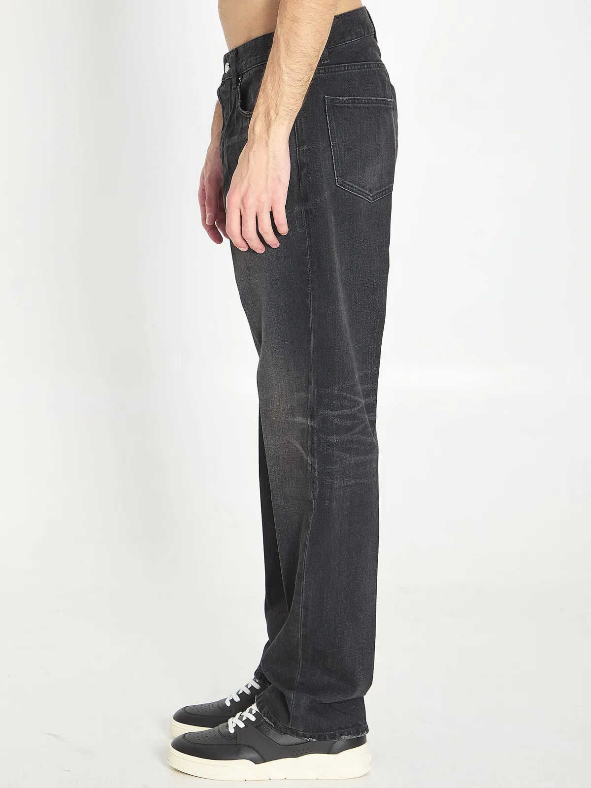 Celine Black Boyfriend 001 Cotton Jeans