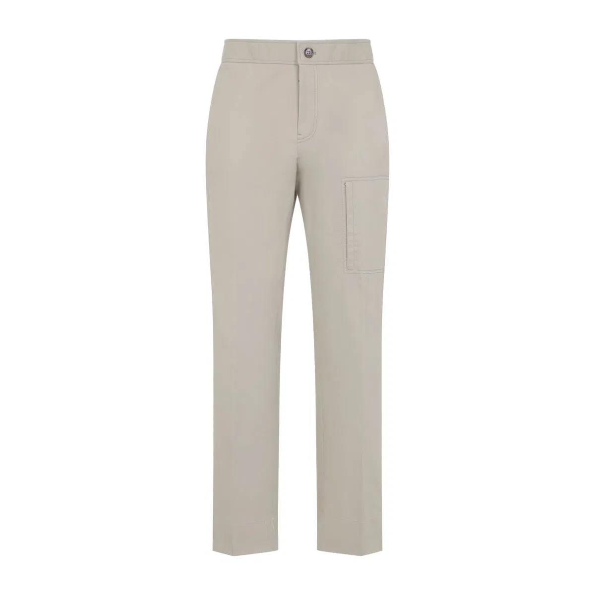 Brioni Camel Beige Cotton Sanremo Trousers