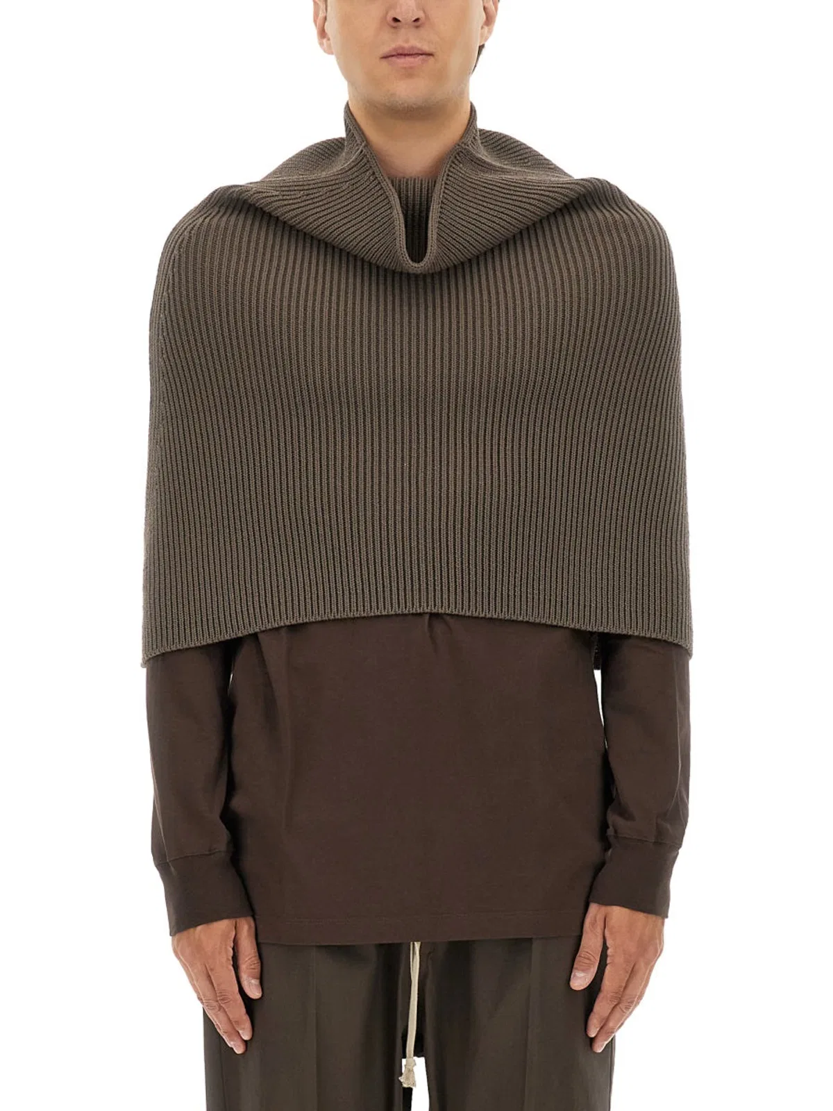 Rick Owens Knitted Cape