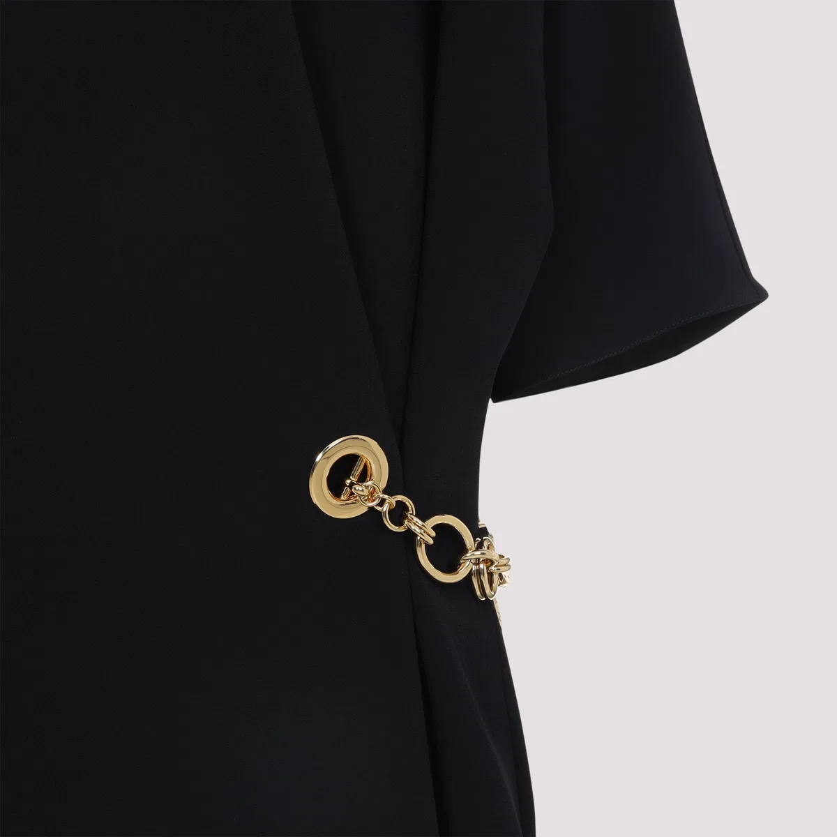 Celine Black Viscose Midi Dress