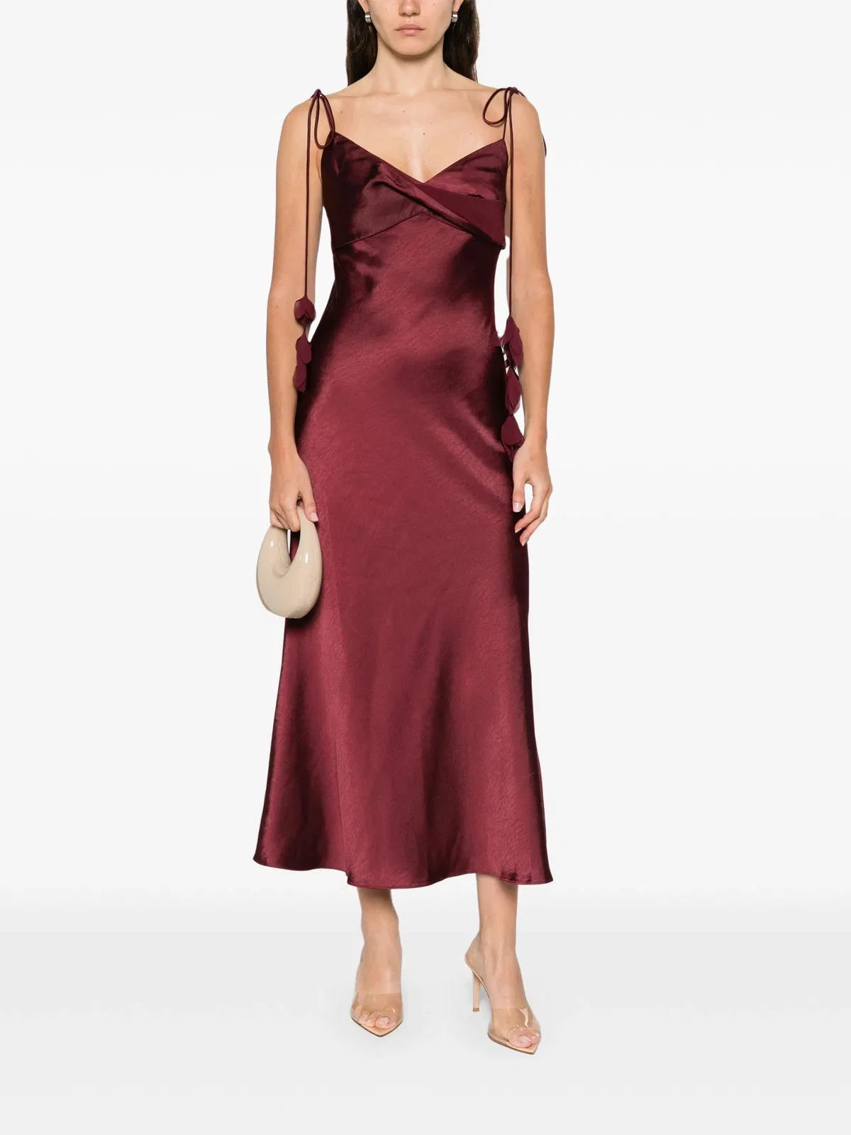 Self-Portrait Bordeaux Pes Dress