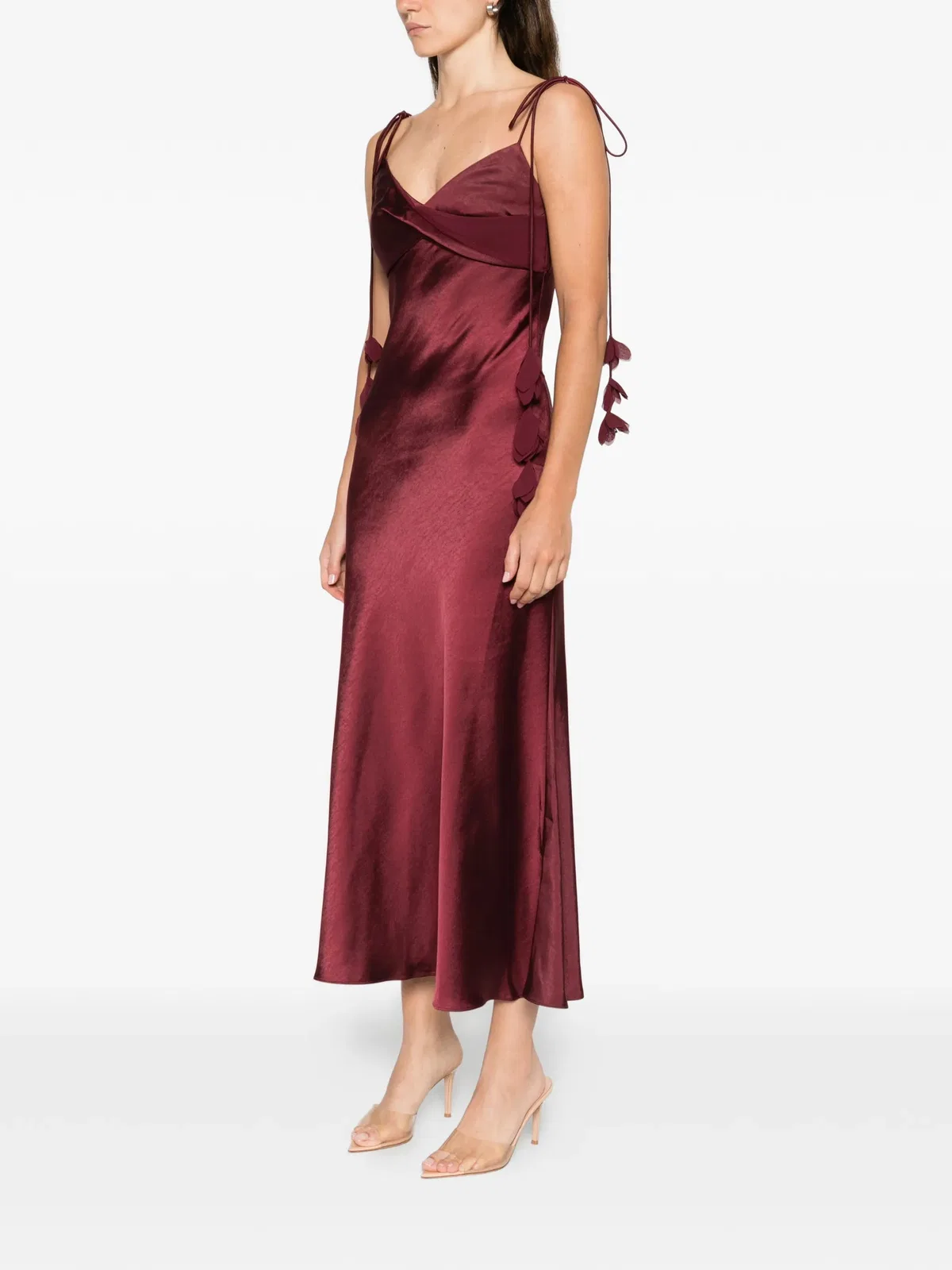 Self-Portrait Bordeaux Pes Dress