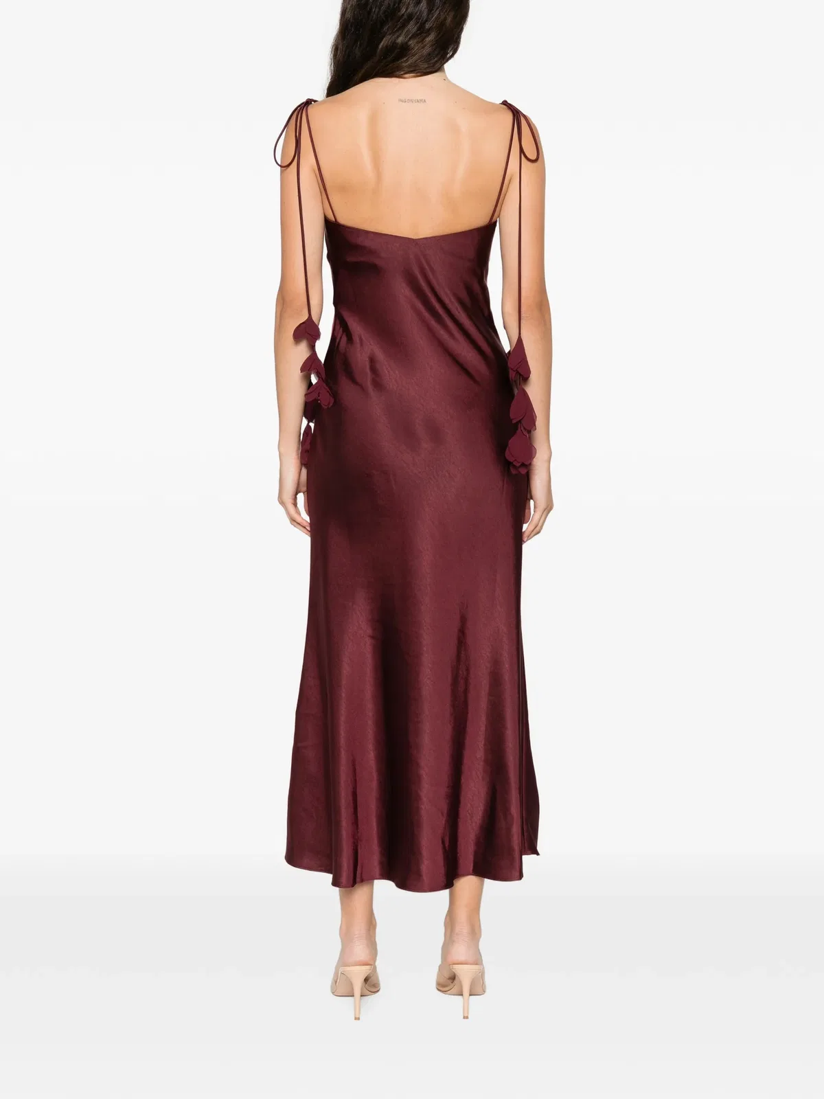 Self-Portrait Bordeaux Pes Dress