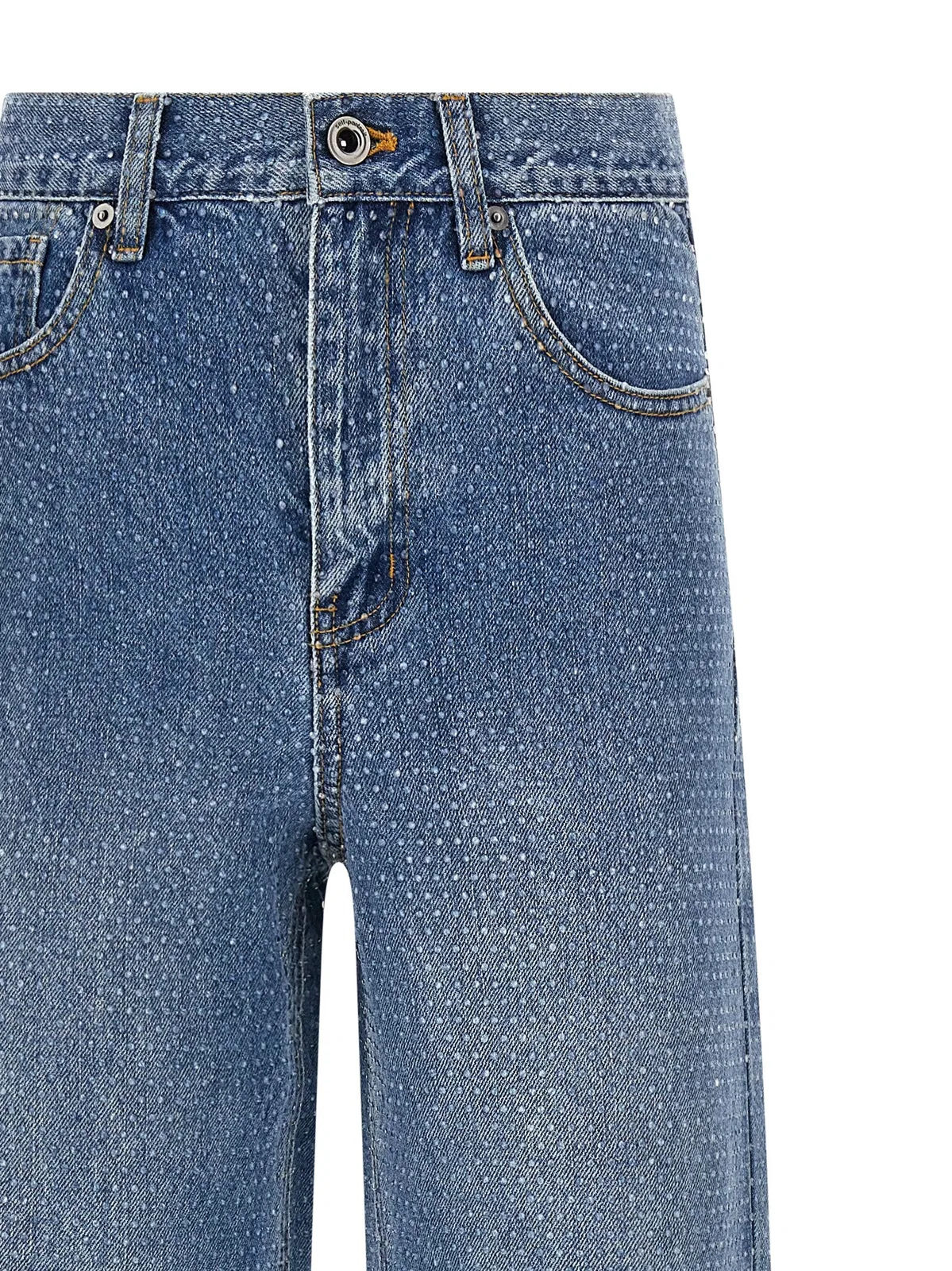 Self-Portrait Self Portrait 'Rhinestone Denim Straight