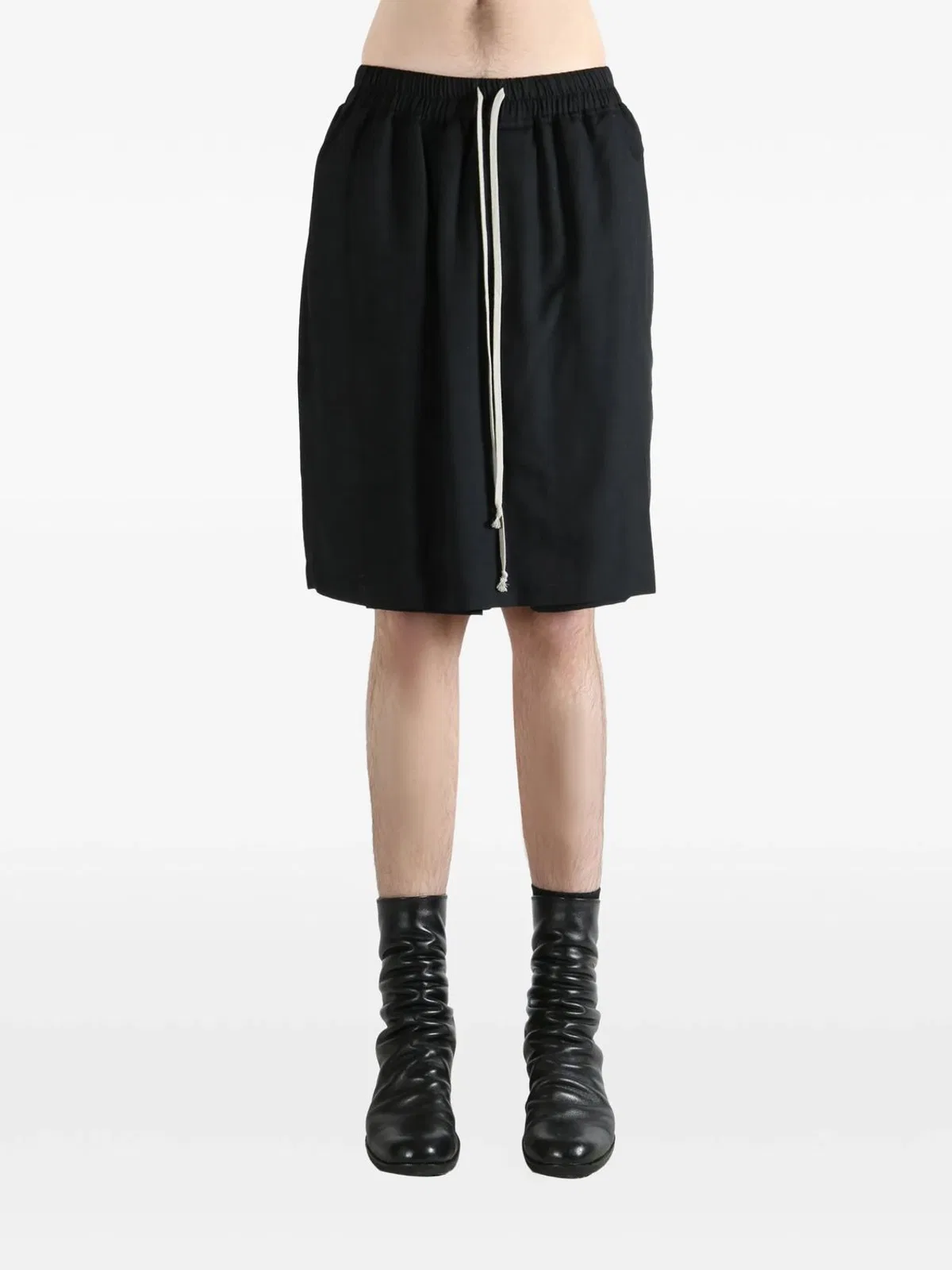 Rick Owens Drawstring-Waistband Shorts