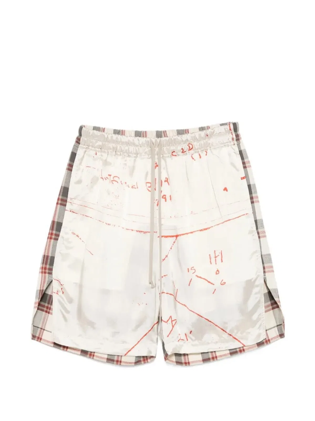 Rick Owens Graphic-Print Shorts
