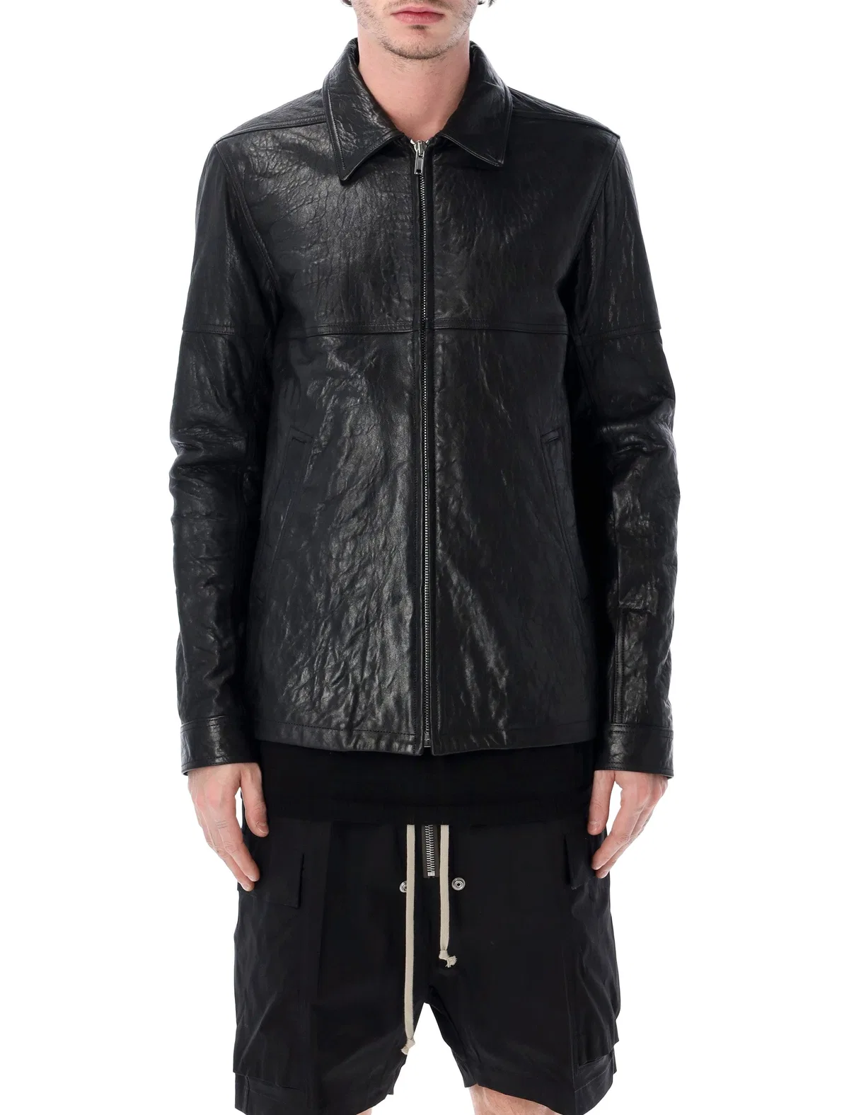 Rick Owens Brad Leather Jacket