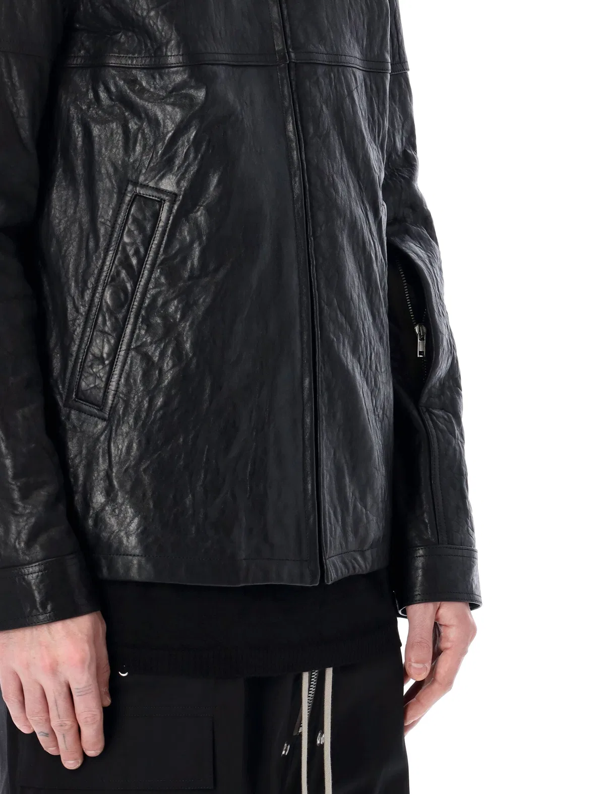 Rick Owens Brad Leather Jacket
