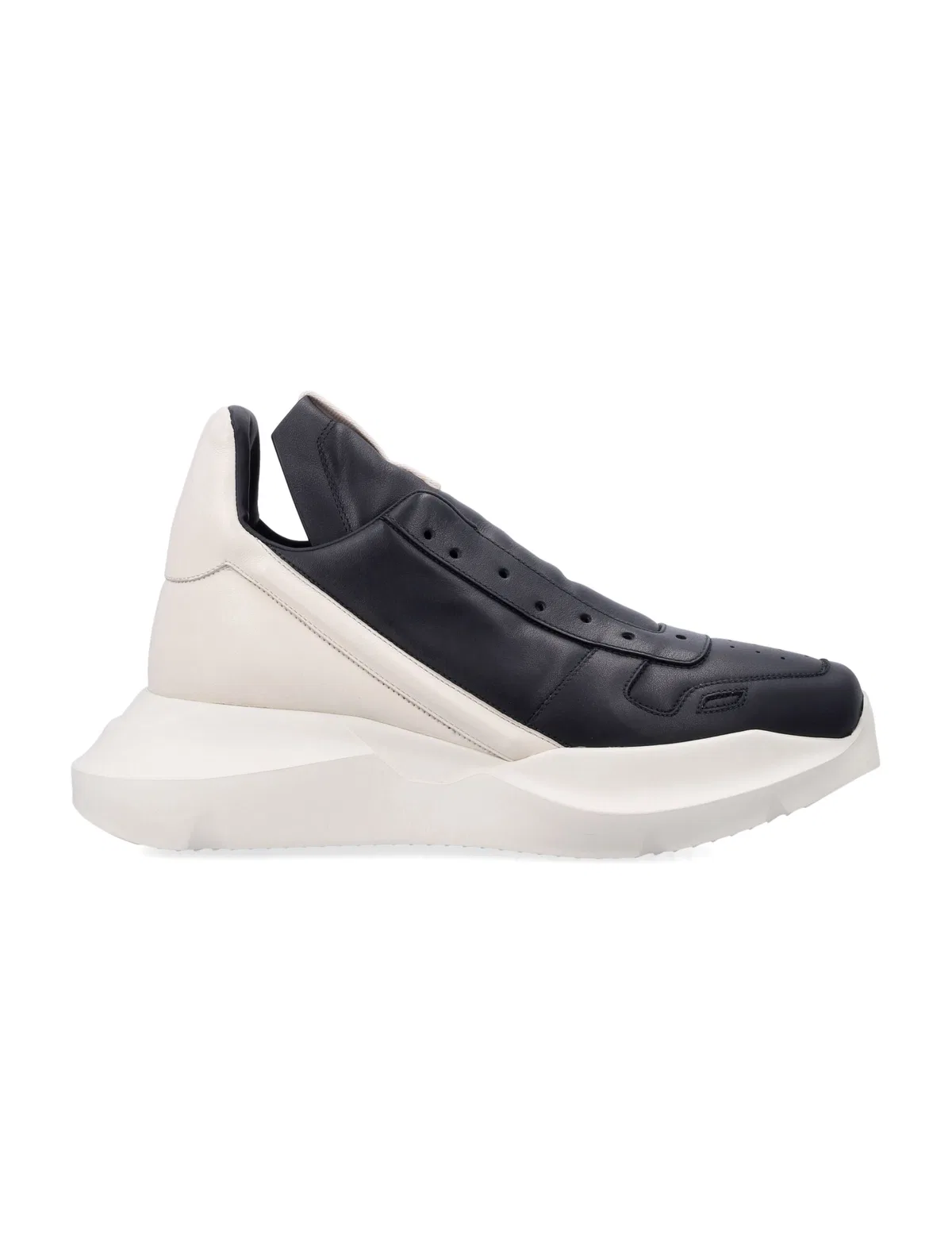 Rick Owens Geth Runner Leather Sneakers
