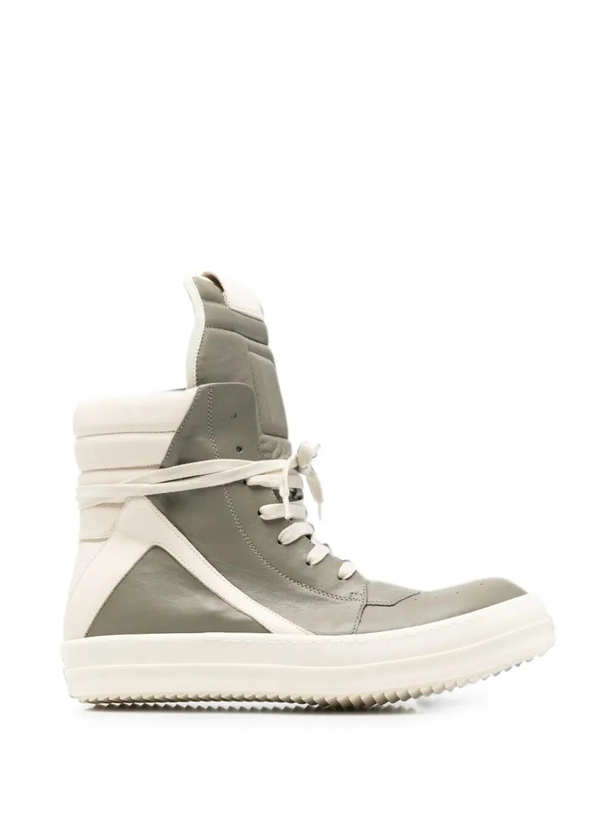 Rick Owens "Geobasket" Leather Sneakers