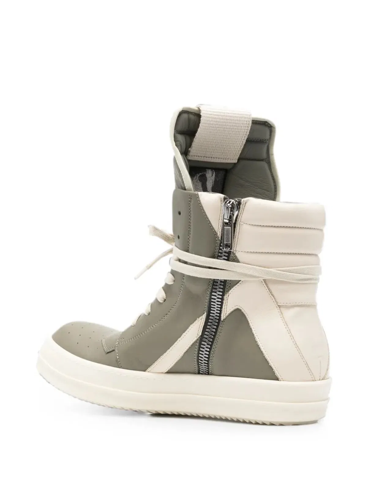 Rick Owens "Geobasket" Leather Sneakers