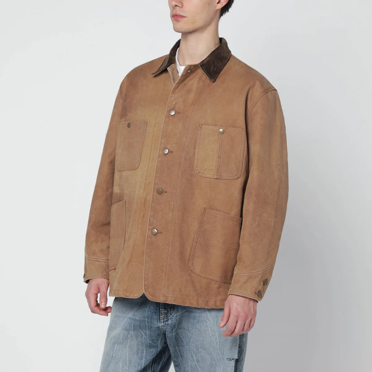 Needles Brown Cotton Jacket