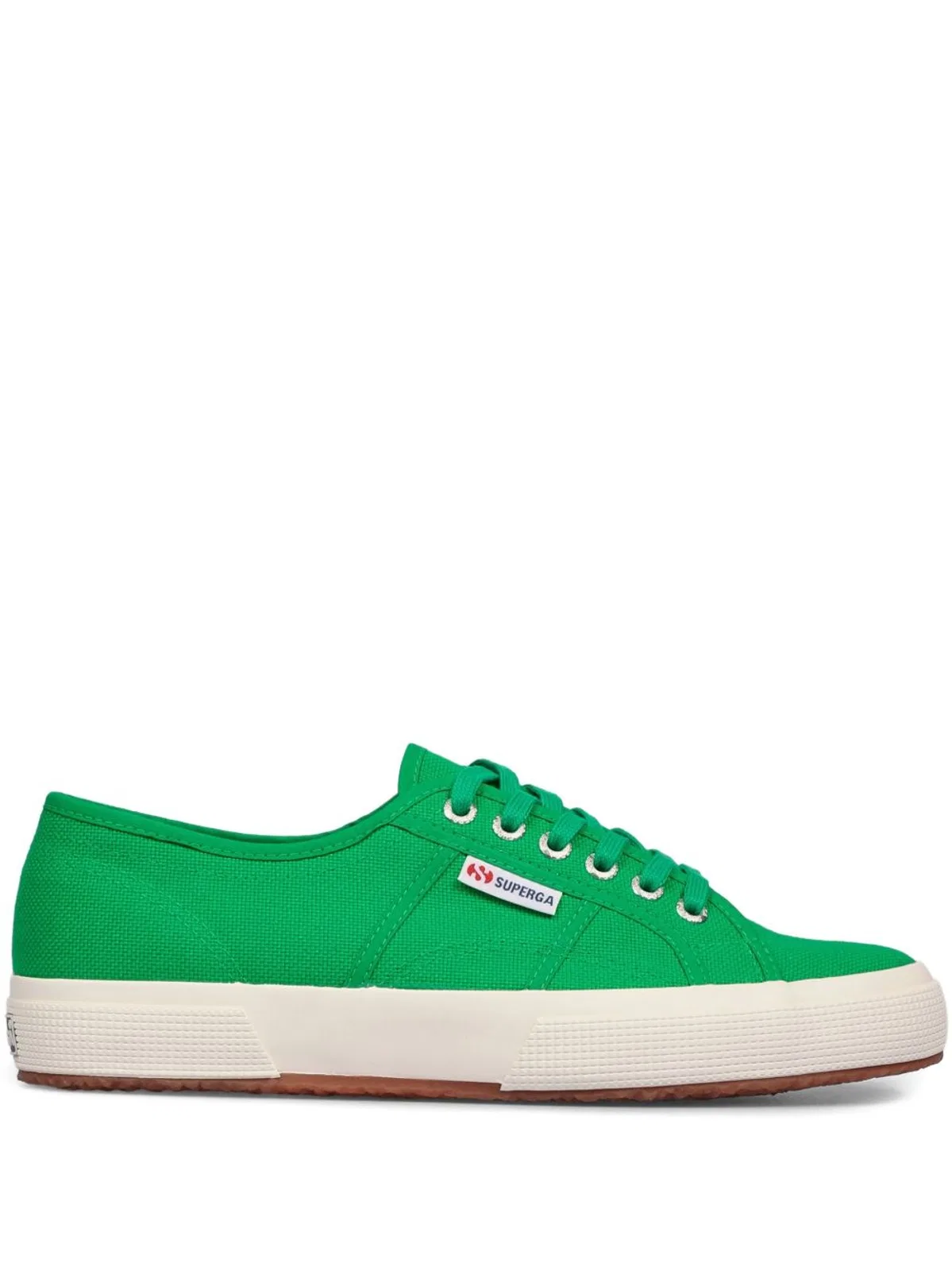 Superga Blue Navy Cotton Flat Shoes