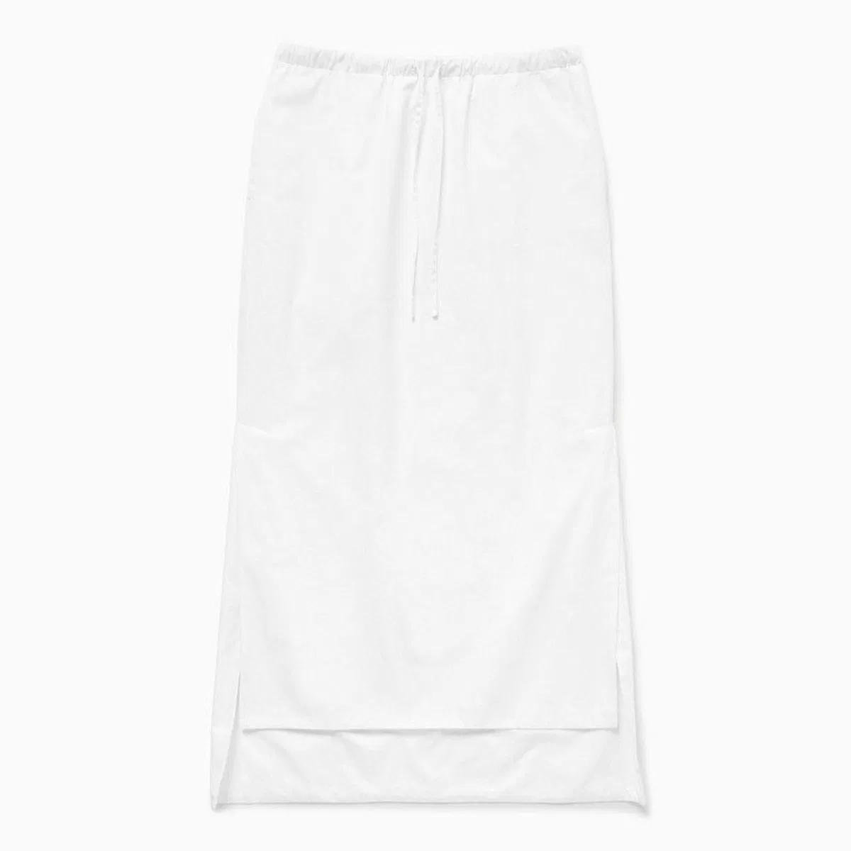 1989 studio Long Asymmetric Skirt White