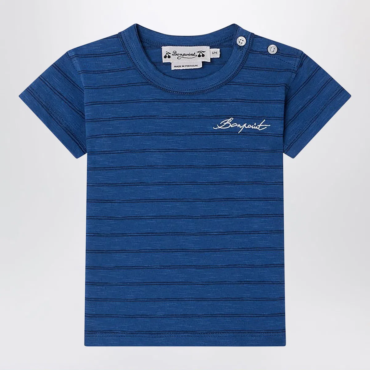 Bonpoint Tom Blue Striped T-Shirt