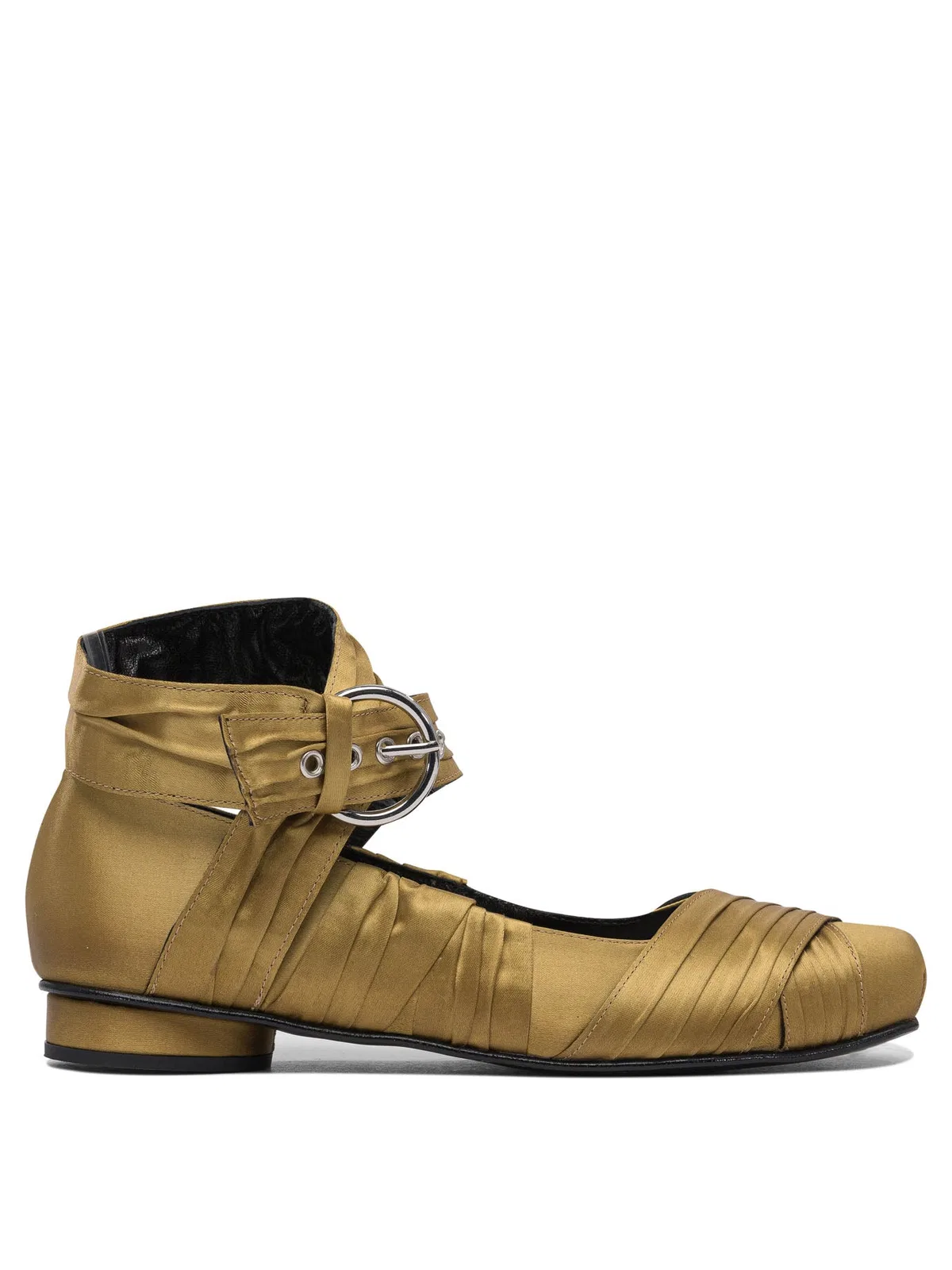 Alohas Gold Ballerinas