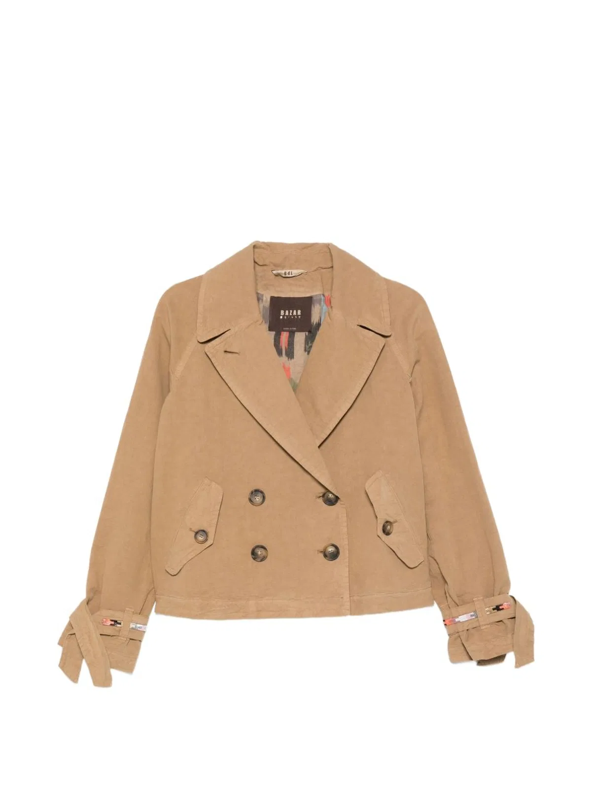 Bazar Deluxe Short Double-Breasted Jacket
