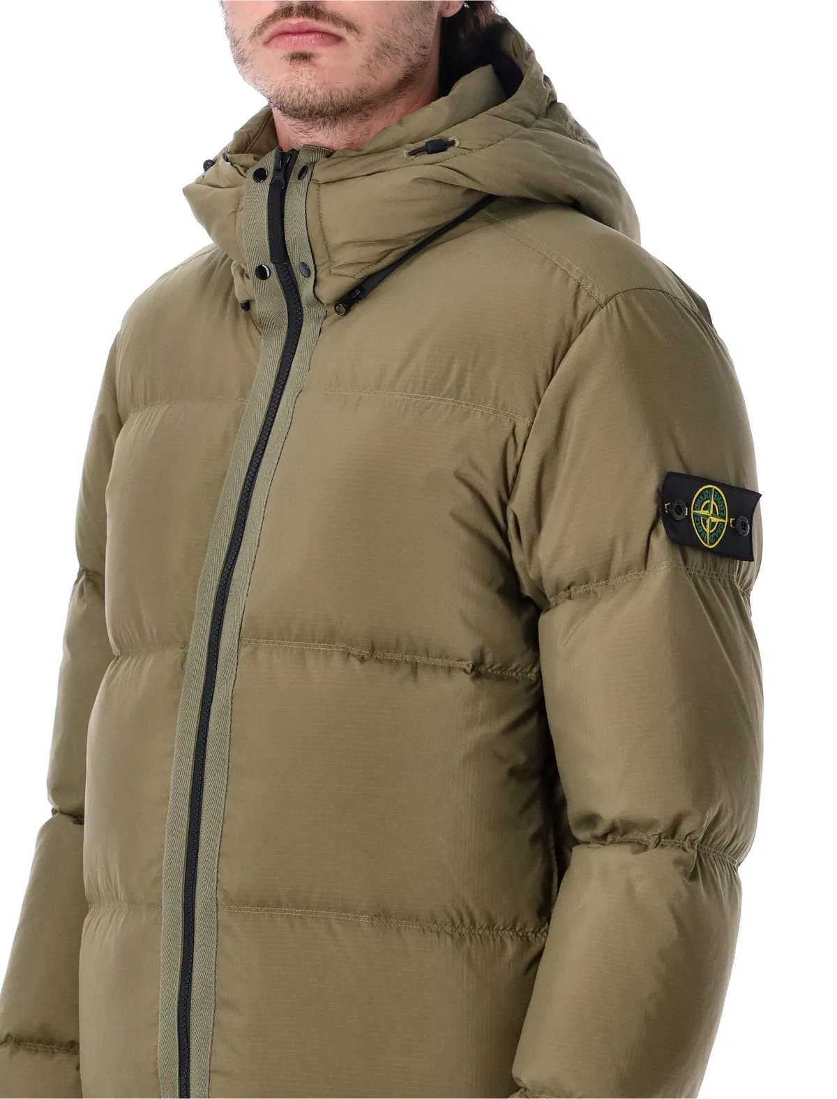 Stone Island Ripstop Puffer Hooded Jkt