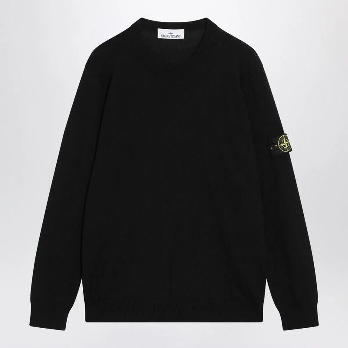 Stone Island Logo-Patch Crew-Neck Jumper