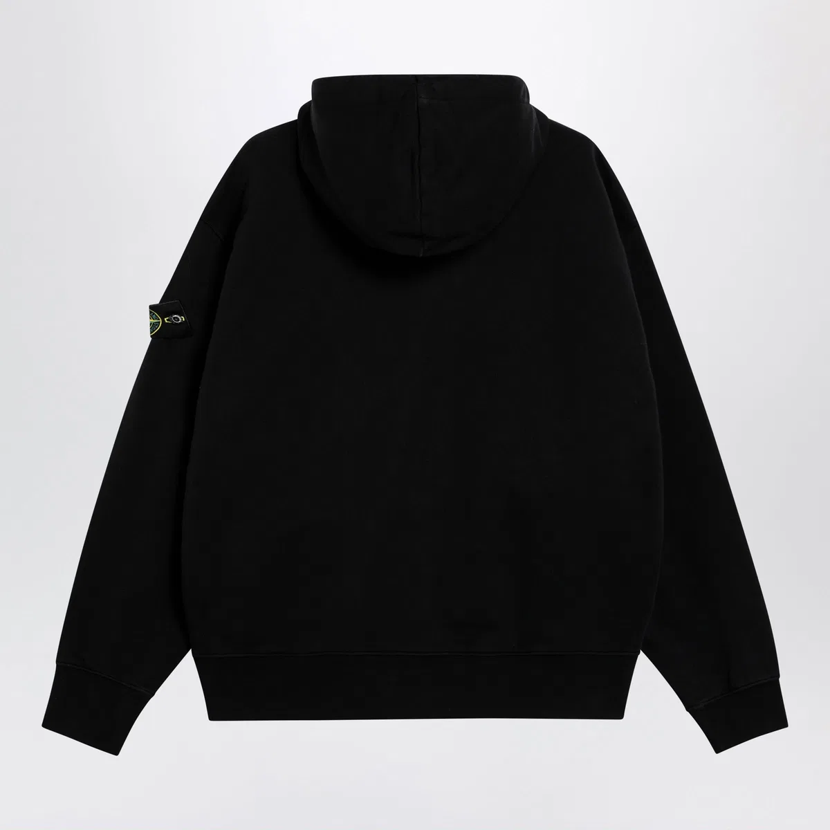Stone Island Organic Cotton Hooded Zip Sweatshirt In 