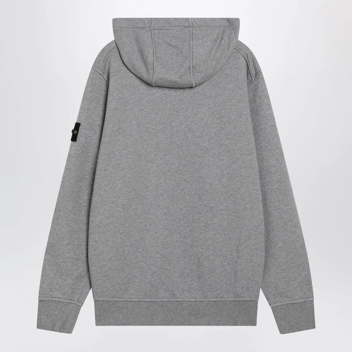 Stone Island Compass-Motif Drawstring Cotton Hoodie
