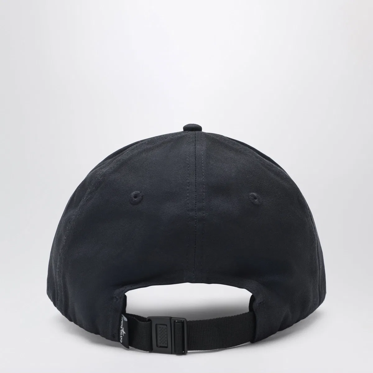Stone Island Navy Blue Baseball Cap With Logo