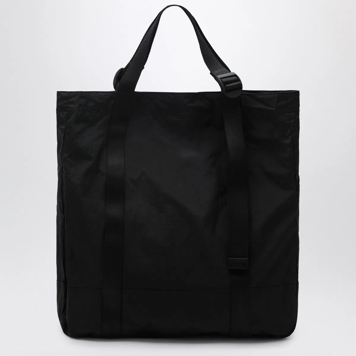 Stone Island Black Nylon Metal Tote