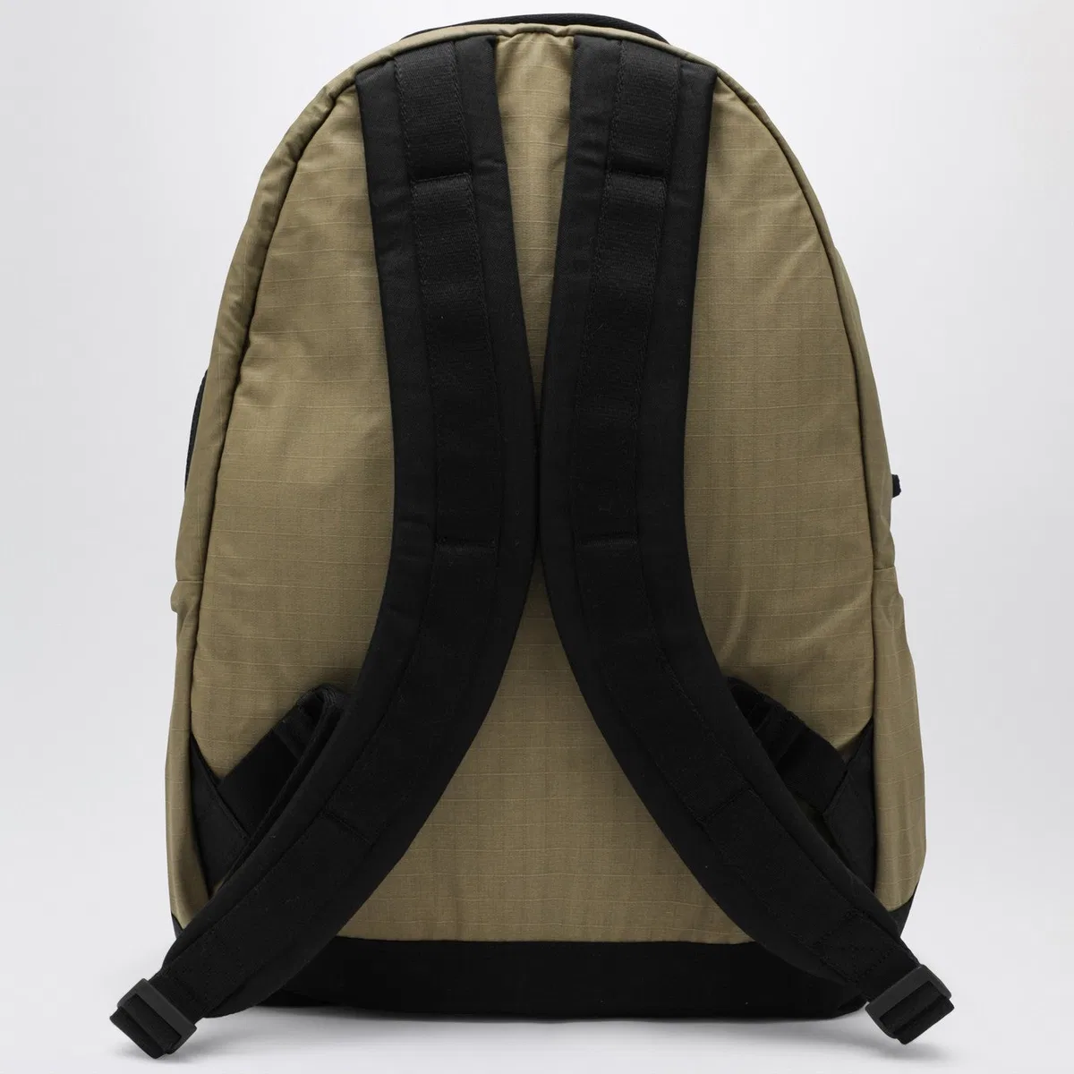 Stone Island Military Green Cotton Ripstop Backpack