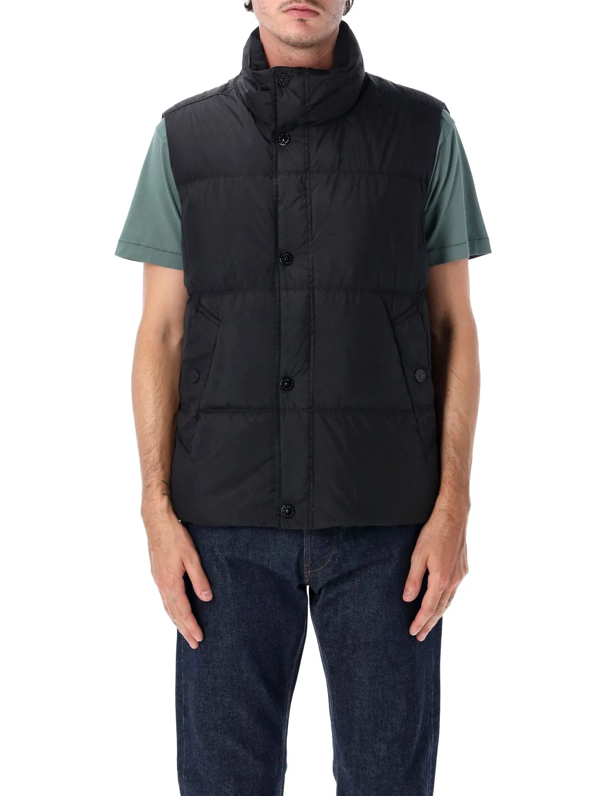 Stone Island Crinkle Reps Ny Vest