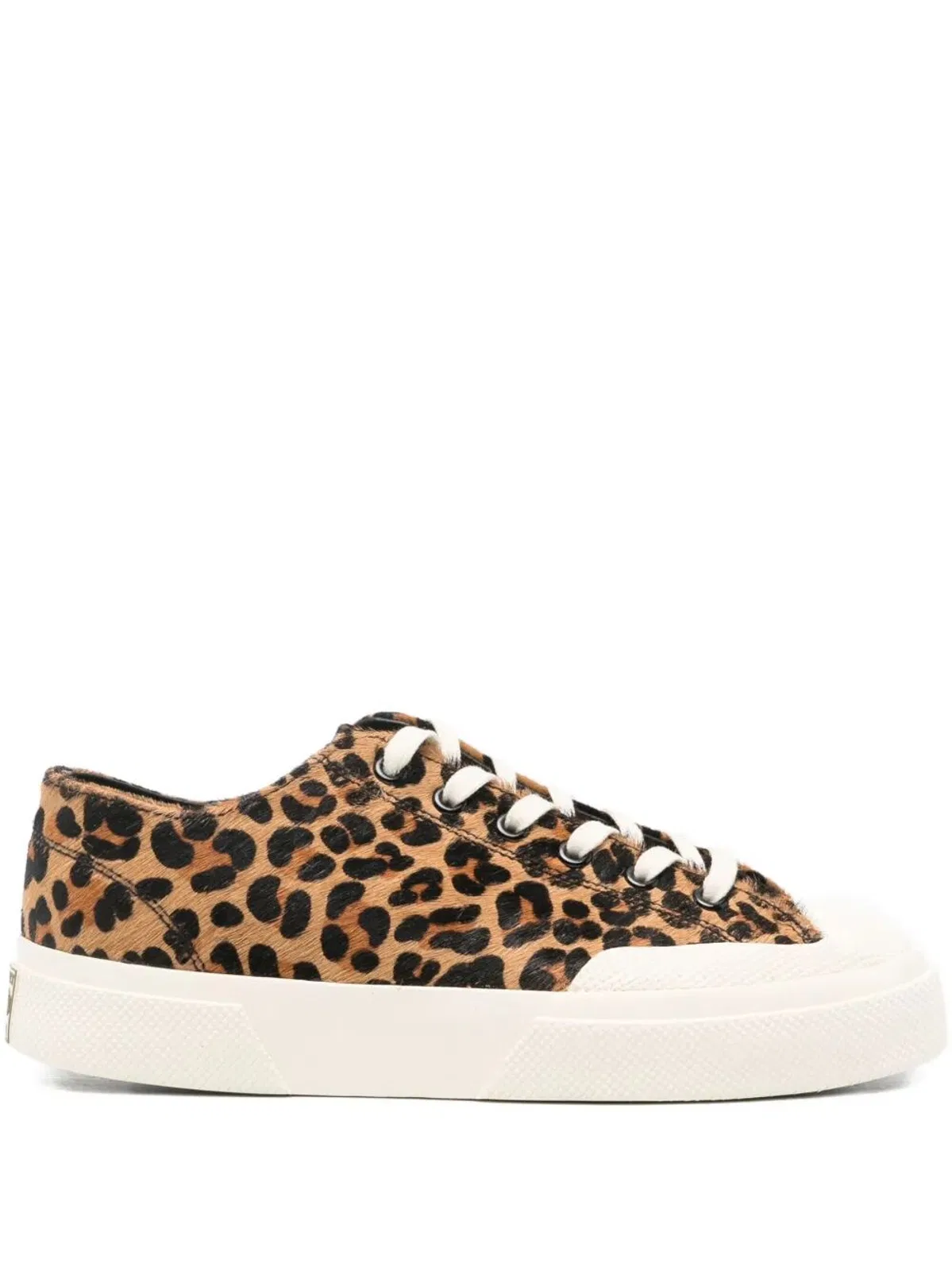 Superga "2432 Works Leopard Calfhair" Sneakers