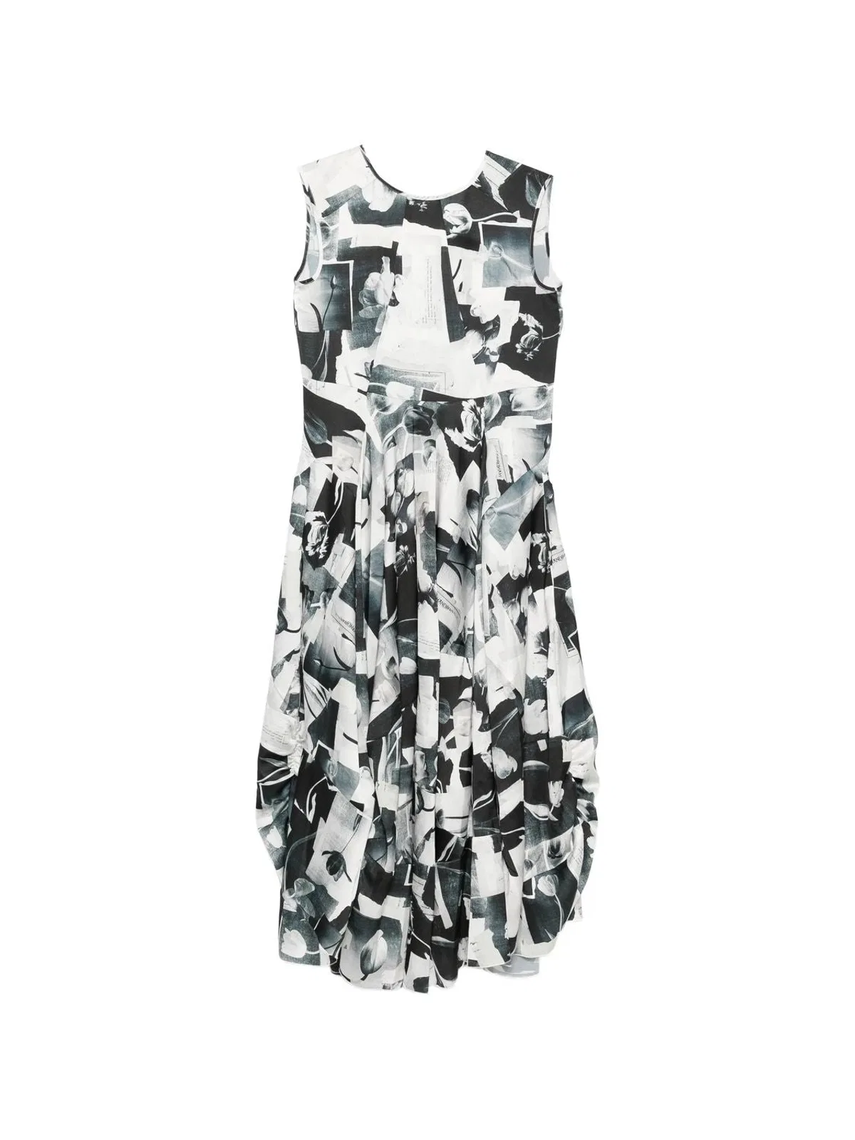 High Sparky Print Midi Dress