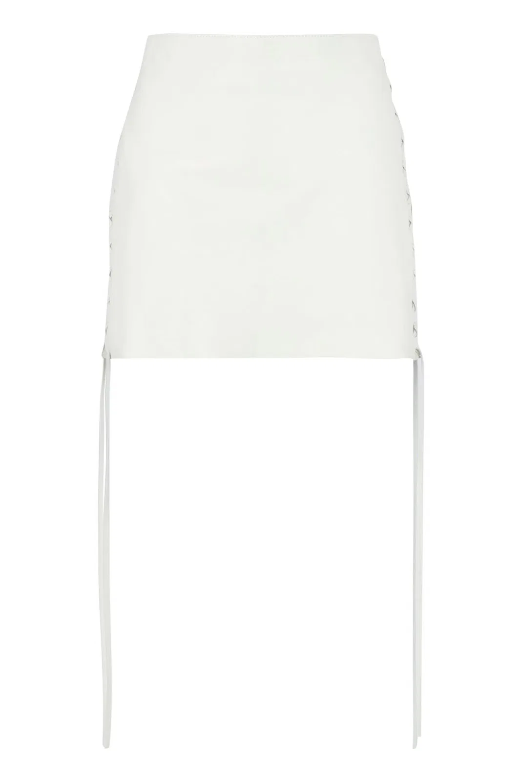 Salvatore Santoro Leather Mini Skirt