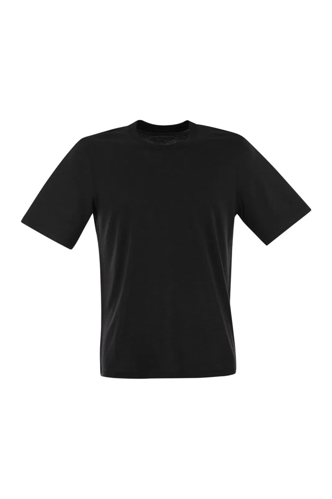 Majestic Short-Sleeved T-Shirt In Lyocell And Cot