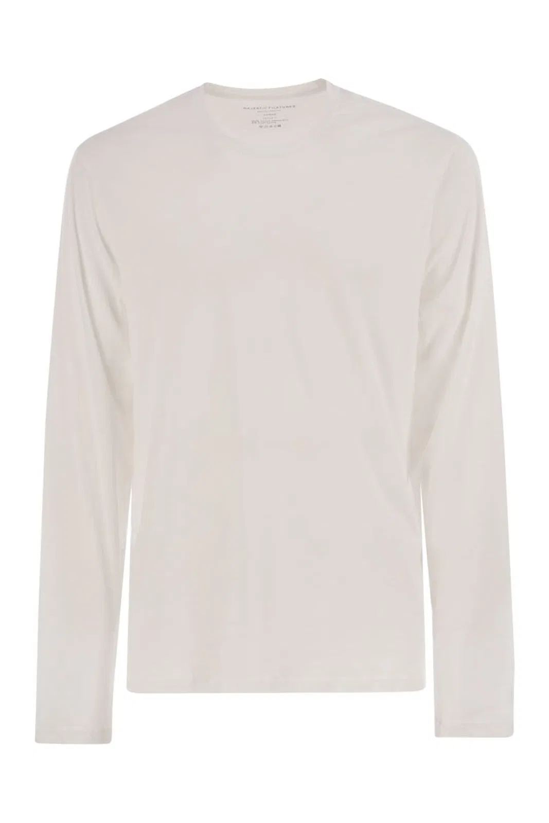 Majestic Long-Sleeved Crew-Neck T-Shirt