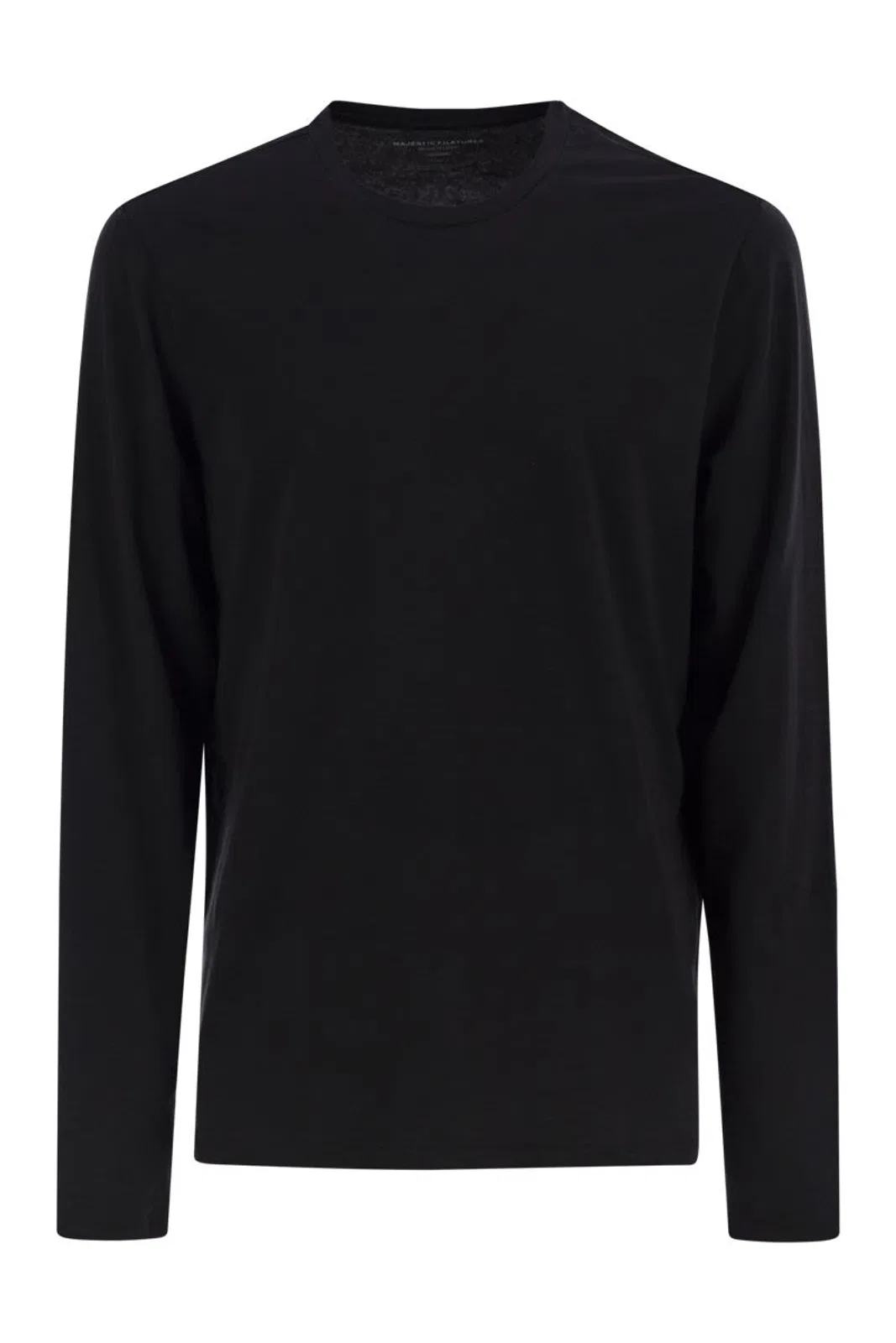 Majestic Long-Sleeved Crew-Neck T-Shirt
