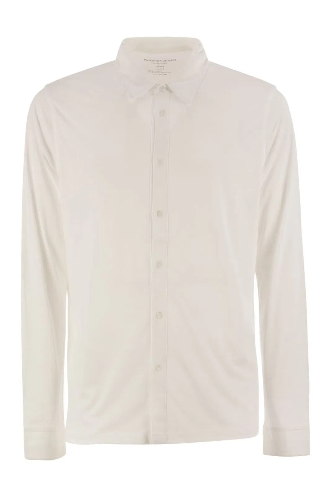 Majestic Long-Sleeved Lyocell And Cotton Shirt