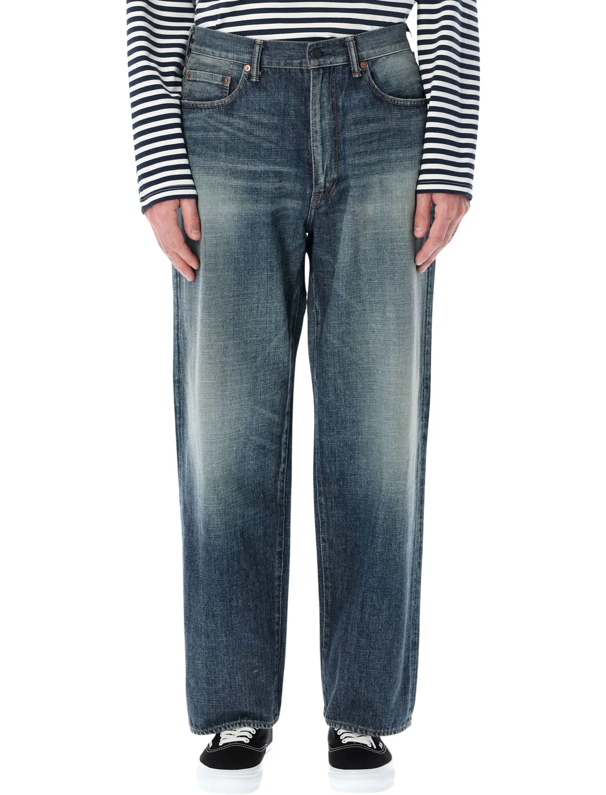 Nanamica Washed Selvedge Denim Jeans