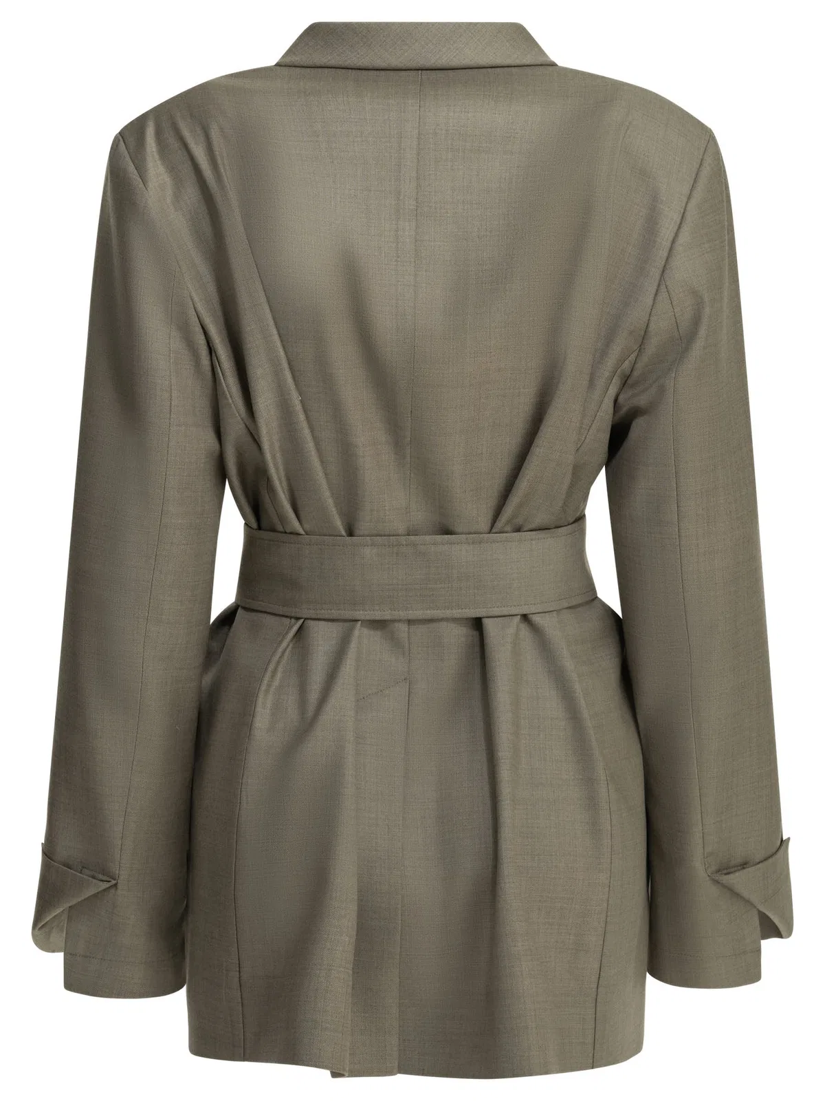Sa Su Phi Brown Wool Silk Jacket