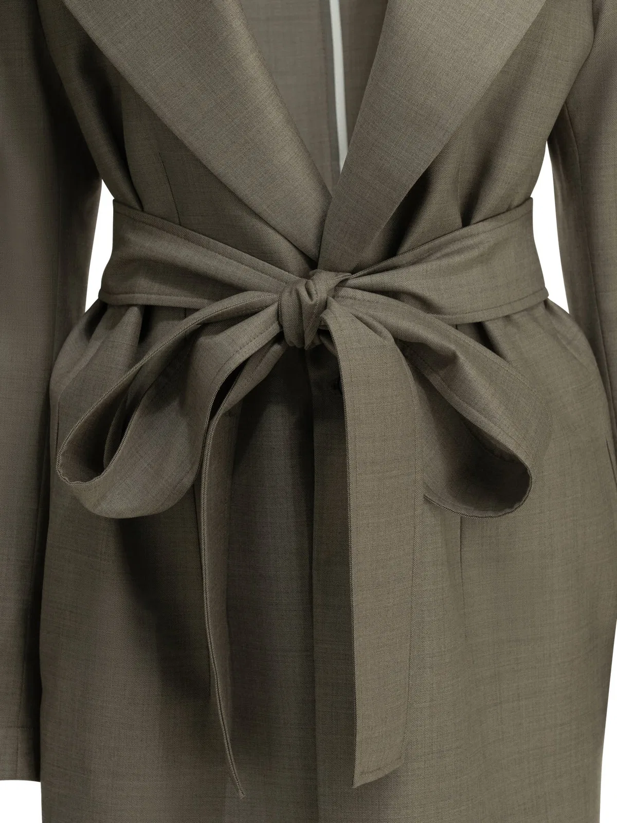 Sa Su Phi Brown Wool Silk Jacket