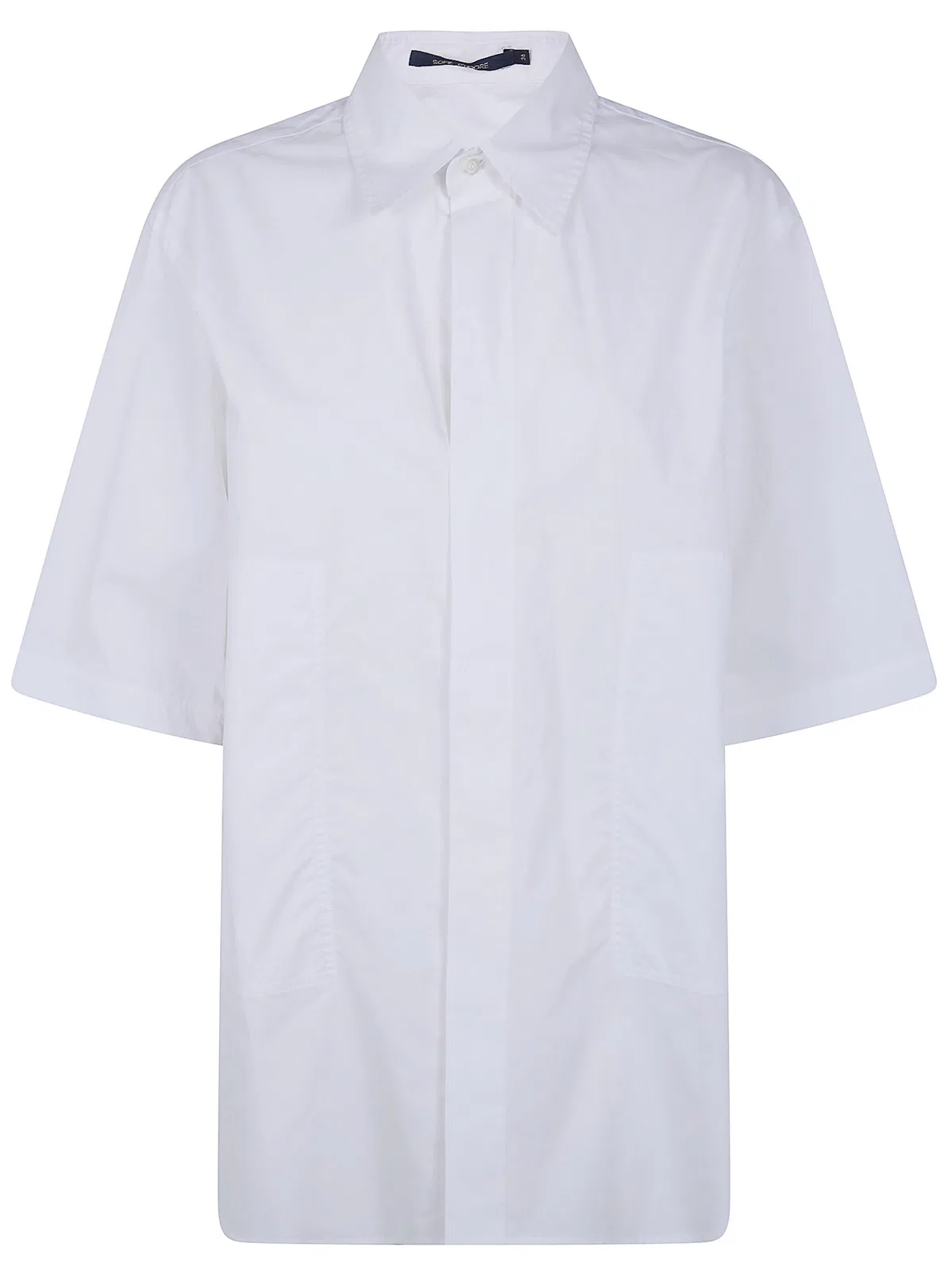 Sofie D Hoore "Bodhi" Short Sleeve Shirt With Hidden C