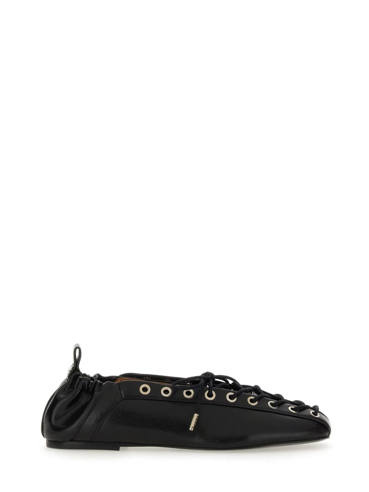 Ganni Ballet Shoes With Eyelets