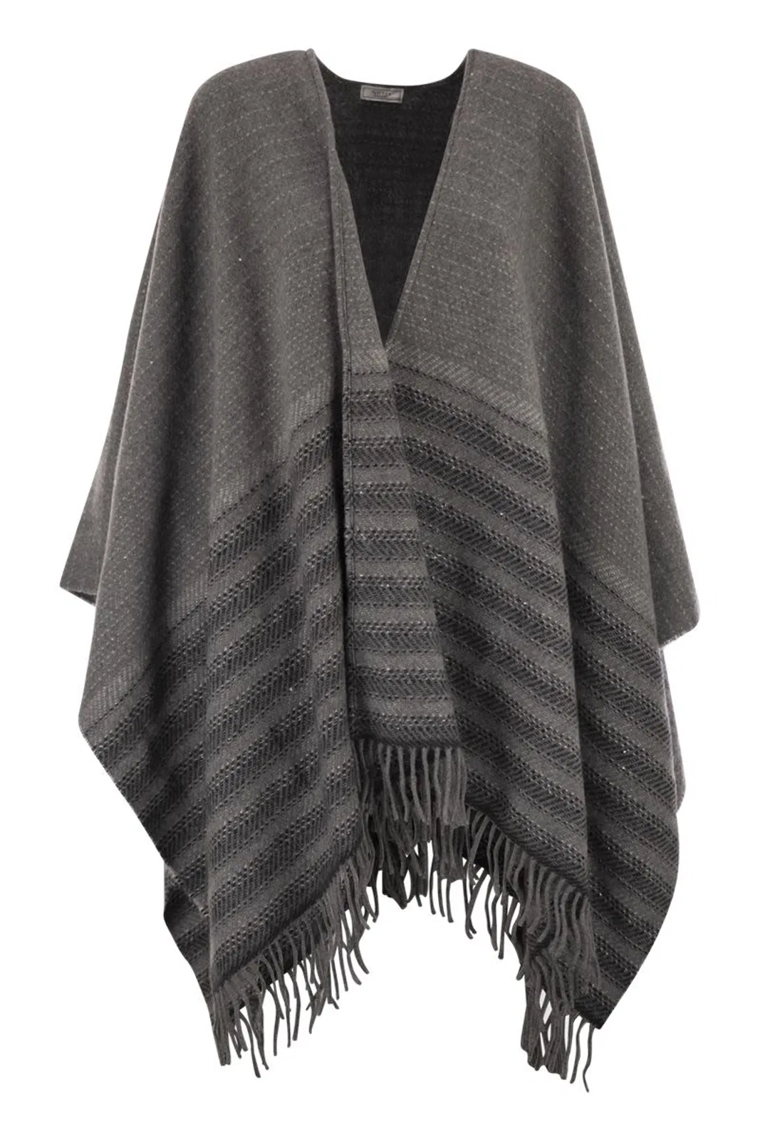 Peserico Virgin Wool And Cashmere Cape