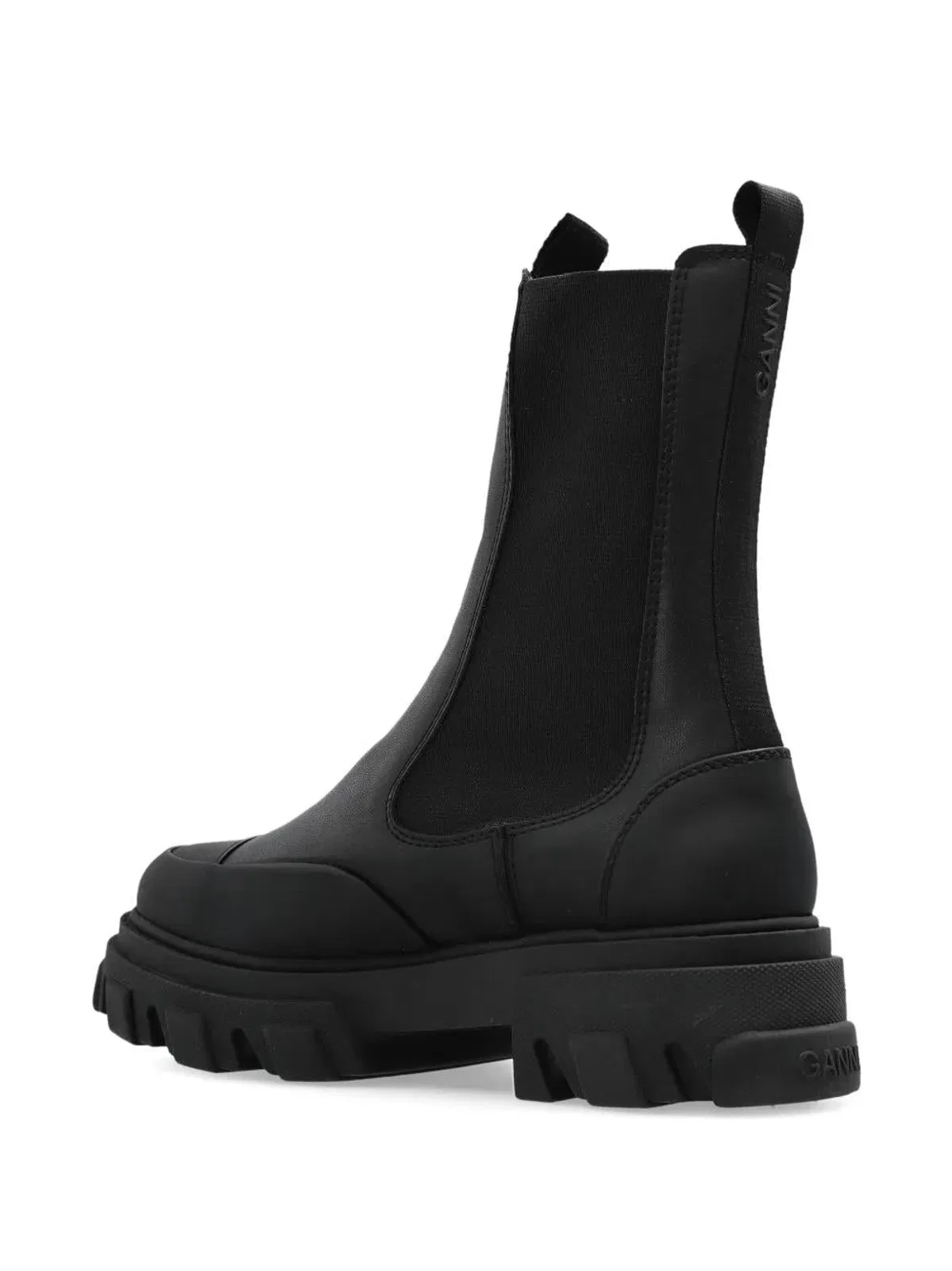 Ganni 55Mm Leather Ankle Boots