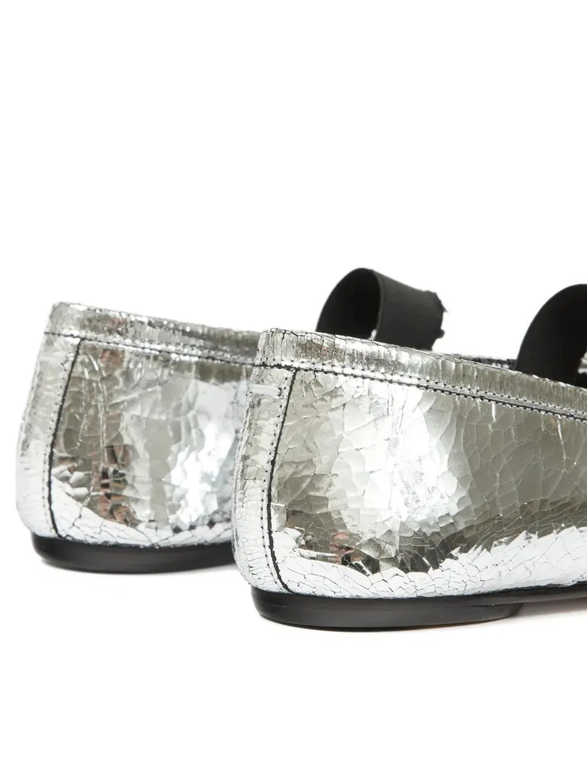 Maison Margiela Leather Tabi Ballet Flats