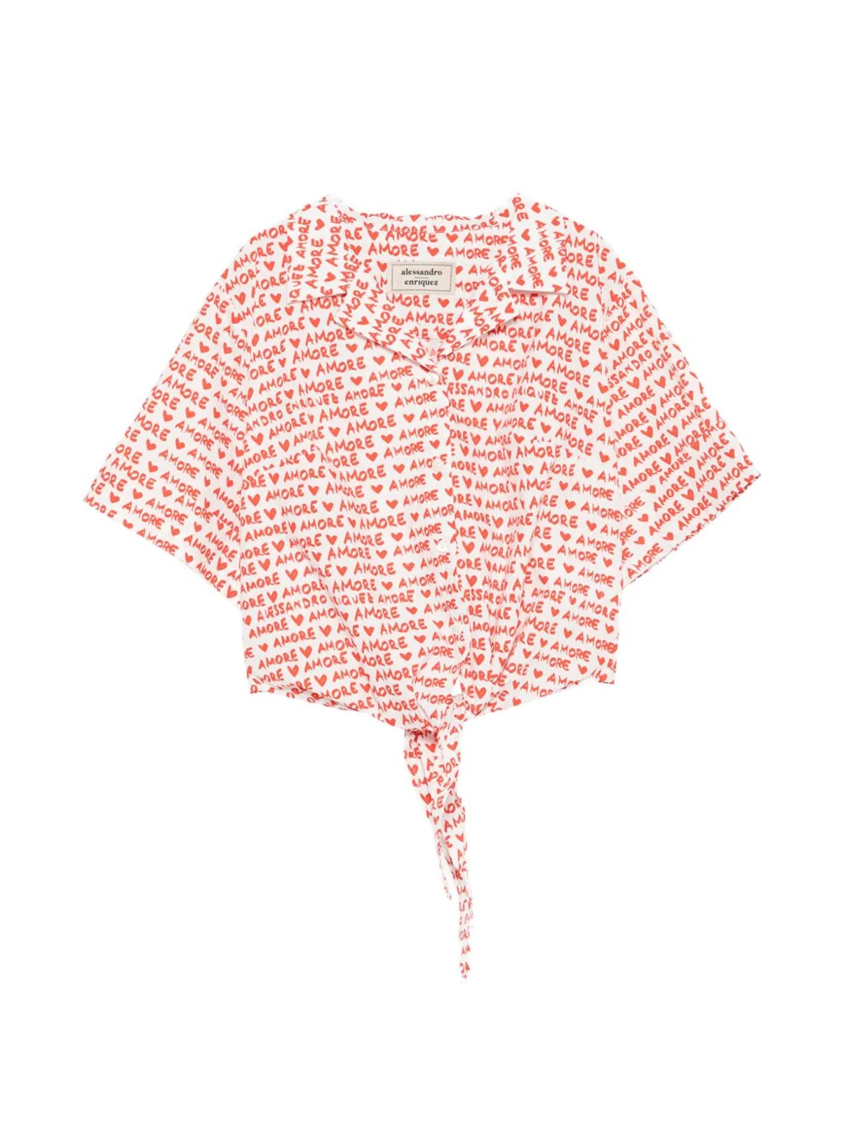 Alessandro Enriquez Printed Cotton Shirt