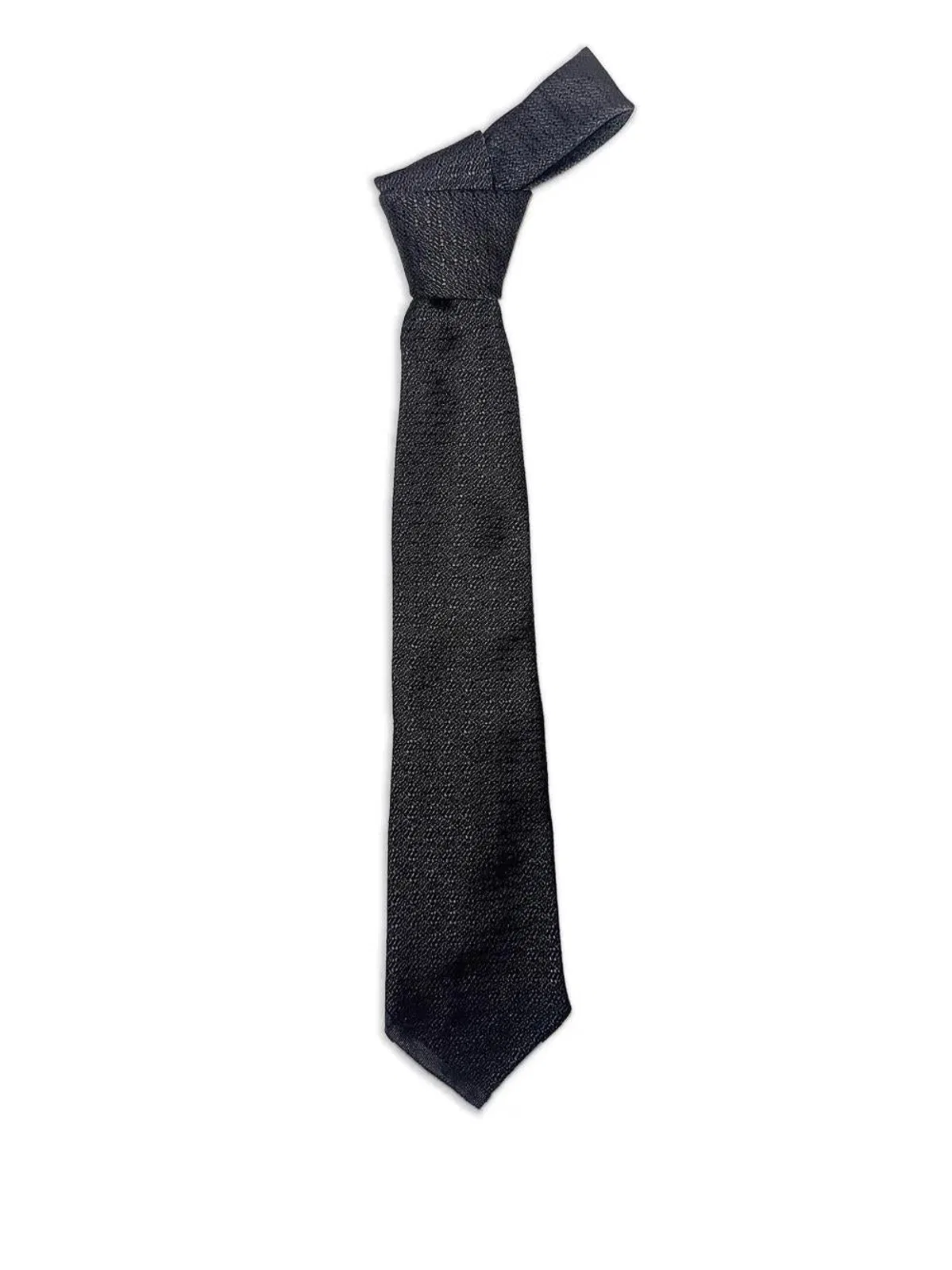 Maison Margiela Silk Tie With Textured Finish