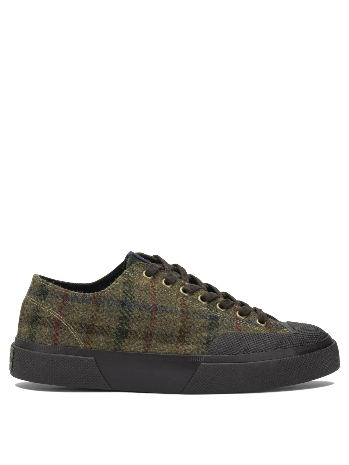 Superga Green Wool Sneakers