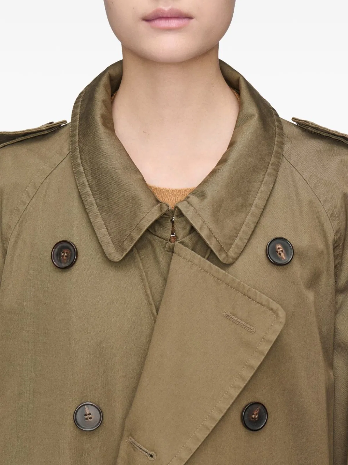 Maison Margiela Double-Breasted Trench Coat
